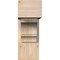 Ekena Millwork Balboa Block Smooth Bracket w/ Offset Brace, Douglas Fir, 7 1/2"W x 20"D x 20"H BKT0806X20X20BOA05SDF - alternate 4